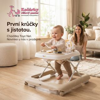 ✨ První krůčky s jistotou. Každý objev začíná malým krokem. A každý krok si zaslouží stabilitu, bezpečí a pohodlí....