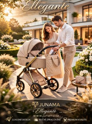 ✨ Junama Ellegante Luxusní kočárek v nejkrásnějším provedení. Ztělesnění stylu, precizního zpracování a nadčasové...