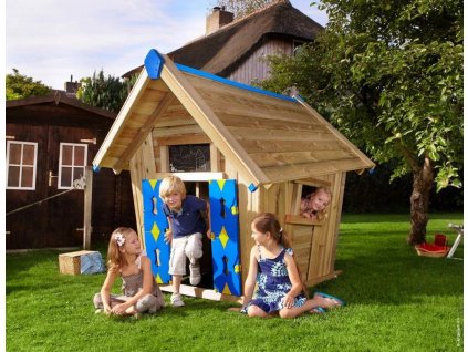 Dětský domek na zahradu Jungle Crazy (bez terasy) kompletní sestava 06