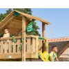 Dětské hřiště Jungle Shelter kompletní sestava včetně skluzavky 02