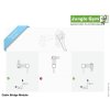 Hřiště Jungle Cabin s modulem Bridge kompletní sestava včetně skluzavky 03