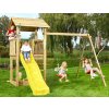 Hřiště Jungle Casa s houpačkami 2 Swing Frame 2.0 kompletní sestava včetně skluzavky