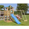 Hřiště Jungle Hut s modulem Climb Frame 2.0 kompletní sestava včetně skluzavky