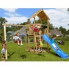 Hřiště Jungle Palace s houpačkami 2 Swing Frame 2.0 kompletní sestava včetně skluzavky