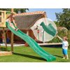 slide with garden hose connection wavy xxl dark green d134