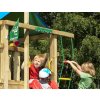 Dětské hřiště Jungle Lodge kompletní sestava včetně skluzavky 03