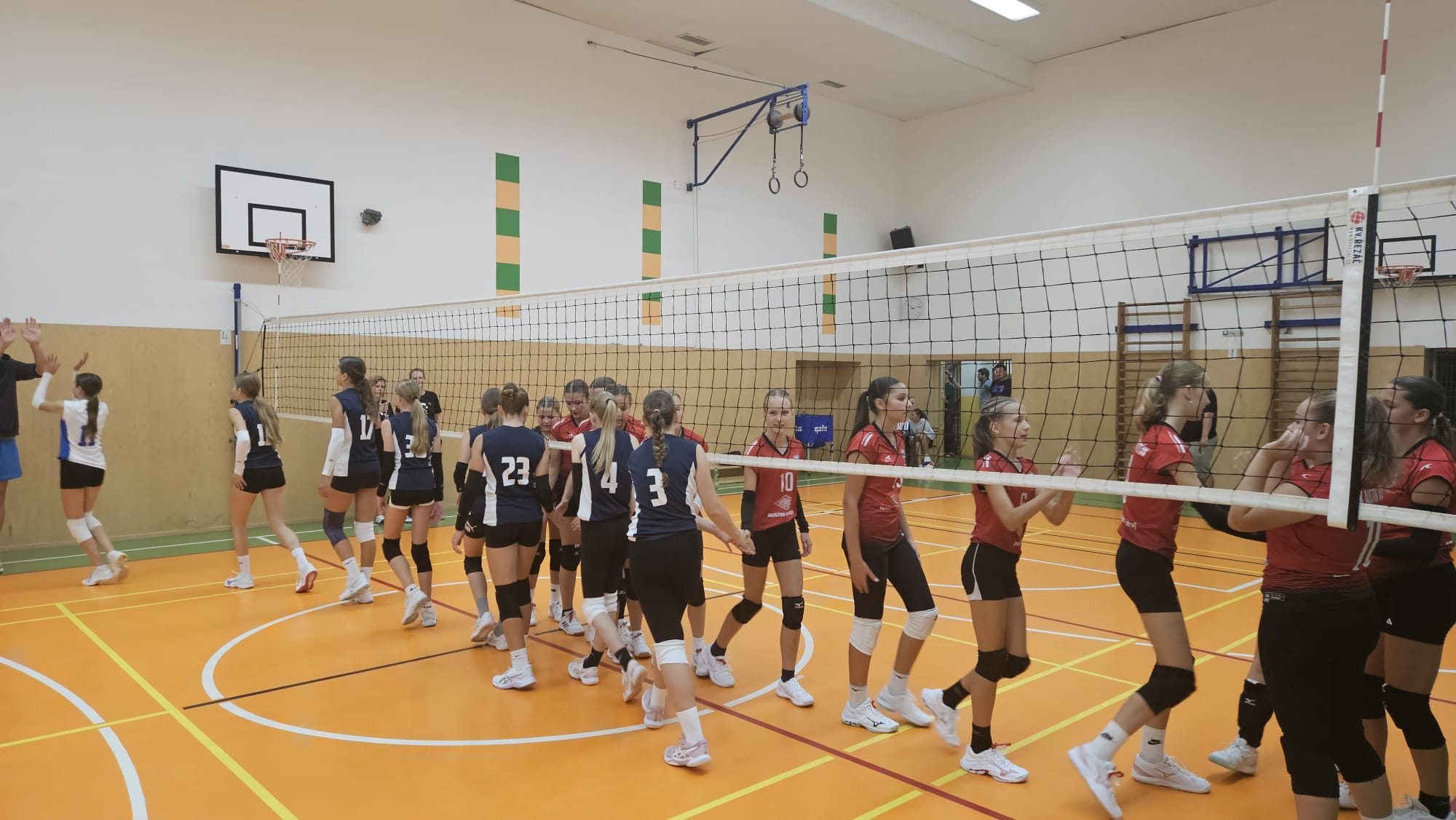 Hráčky Junioru Brno během utkání Českého poháru U16