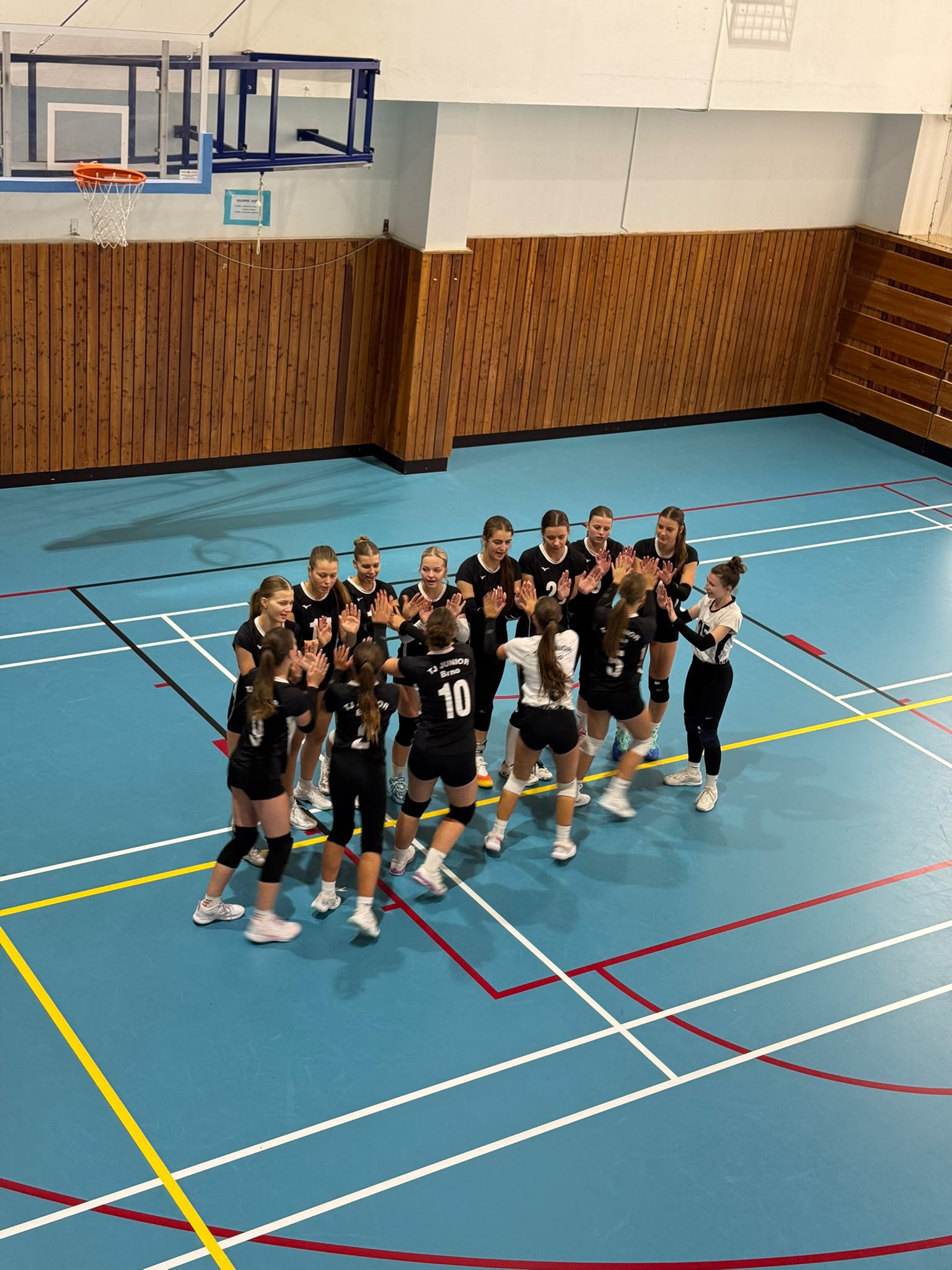 Volejbalové utkání družstva Junior Brno U20