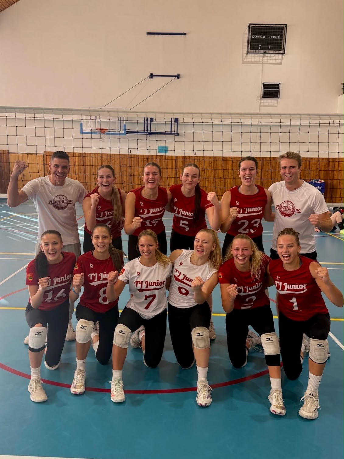 Utkání Junior Brno proti Hronovu v 1. lize žen