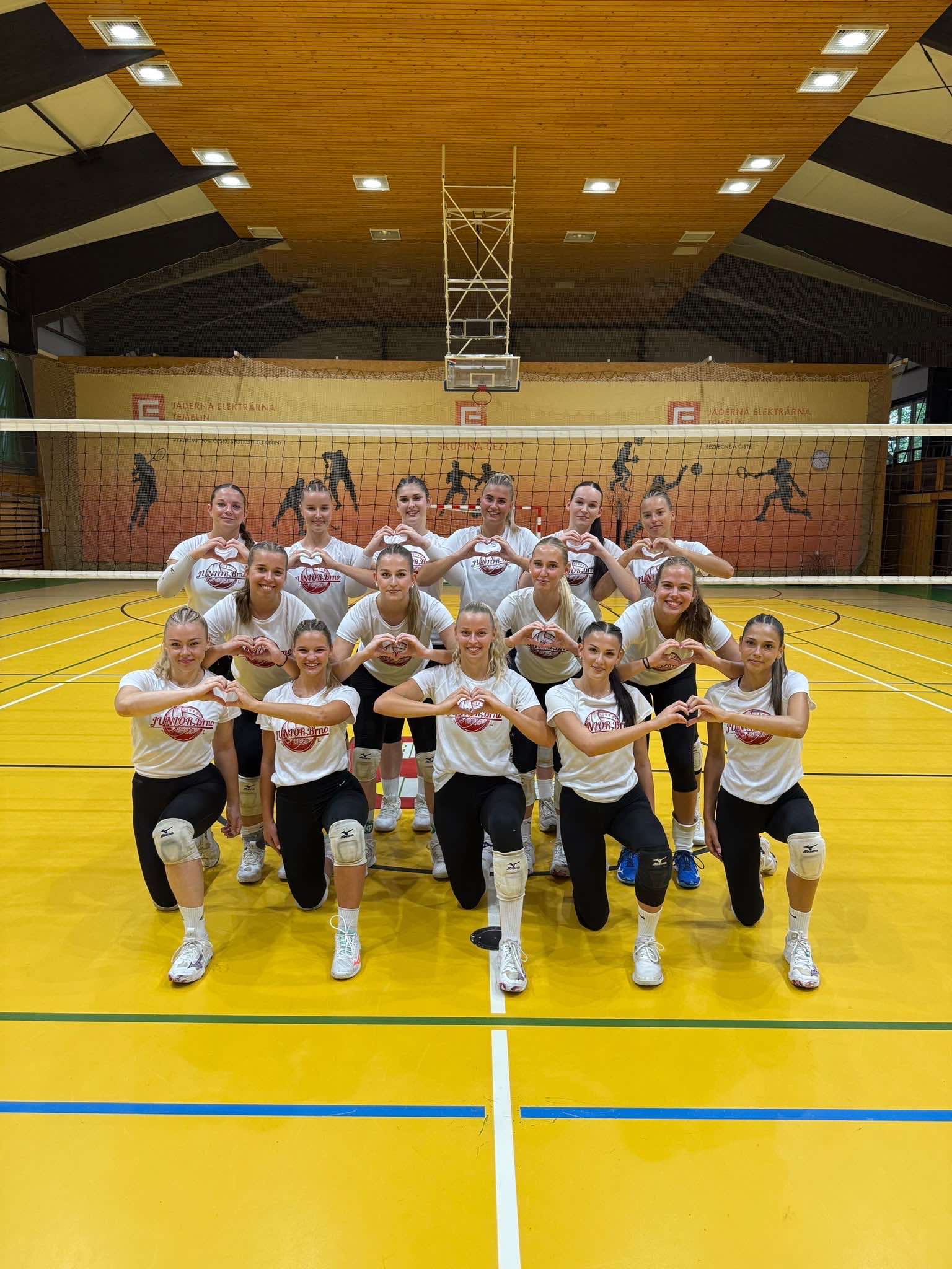 Soustředění starších družstev Junior Brno v Týně nad Vltavou