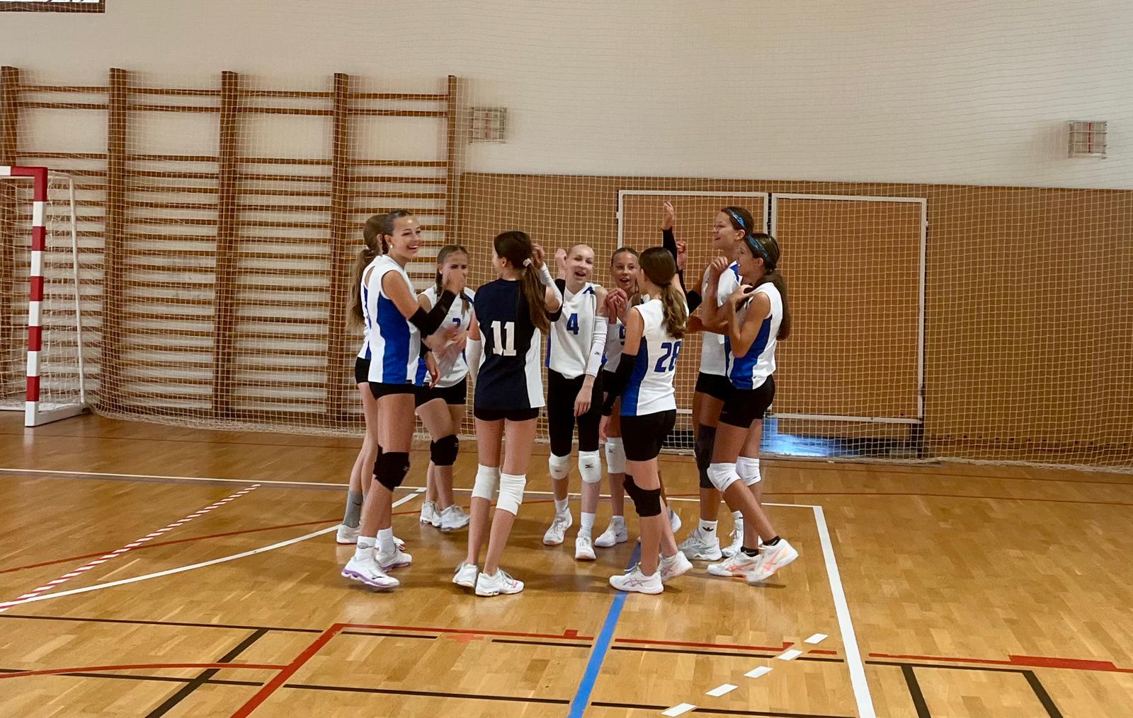 Hráčky U16A Junioru Brno během kvalifikace