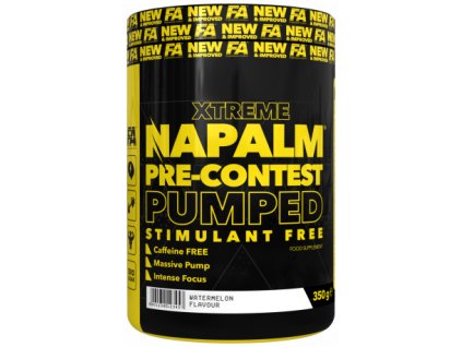 Fitness Authority Xtreme Napalm Pre-Contest Stimulant Free 350 g (Příchuť mango-citron)