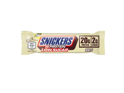 Snickers Hiprotein Low Sugar 57 g (Příchuť bílá-čokoláda křupky, bílá čokoláda)