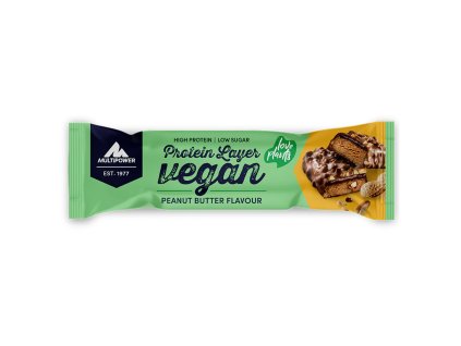 Multipower Vegan Protein Layer 55 g (Příchuť arašídové máslo)