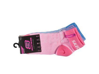 Dívčí ponožky Skechers Mesh Ventilation Quarter 5 párů SK42055-4130