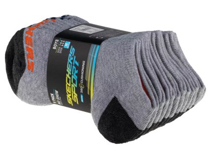 Chlapecké ponožky Skechers  6 párů No Show S108264-GRY