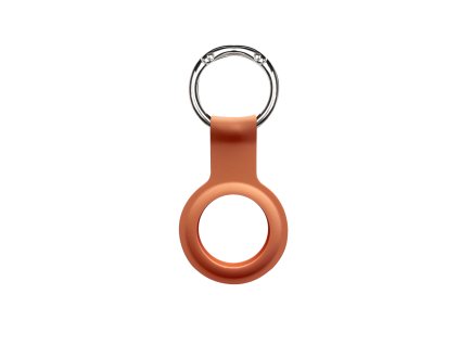 Apple AirTag Silicone Keychain Ring Orange