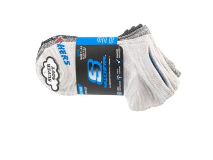 Chlapecké ponožky Skechers 6 párů  No Terry S112222-GRY