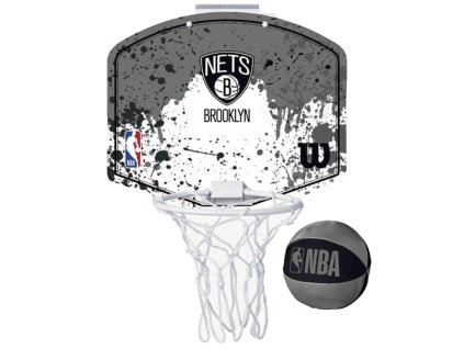 Mini košíková Wilson NBA Team Brooklyn Nets Mini Hoop WTBA1302BRO - výprodej