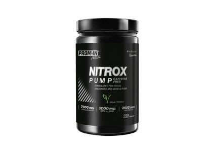 Prom-In Nitrox Pump Caffeine Free 338 g (Příchuť malina-citrón)