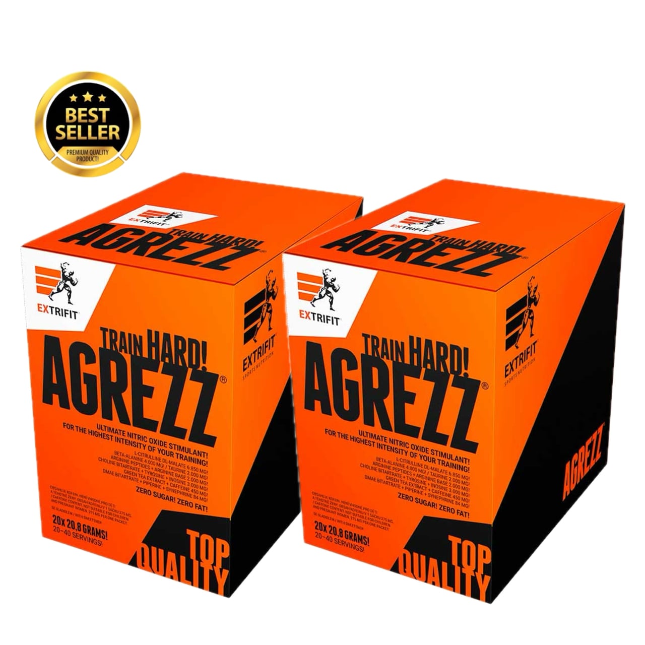 AKCE 1+1 Extrifit Agrezz 20 x 20,8 g Velikost: limetkové lízátko