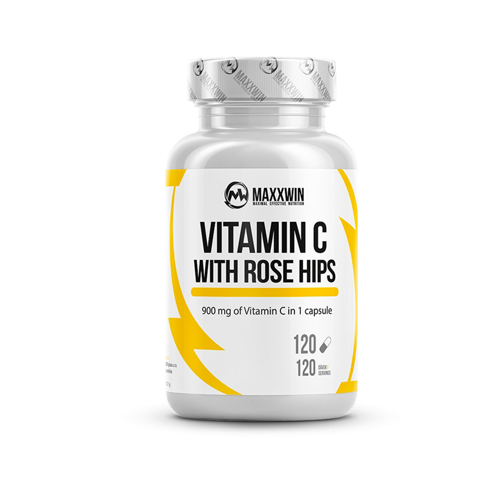 Maxxwin Vitamin C 1000 with rose hips 120 kapslí