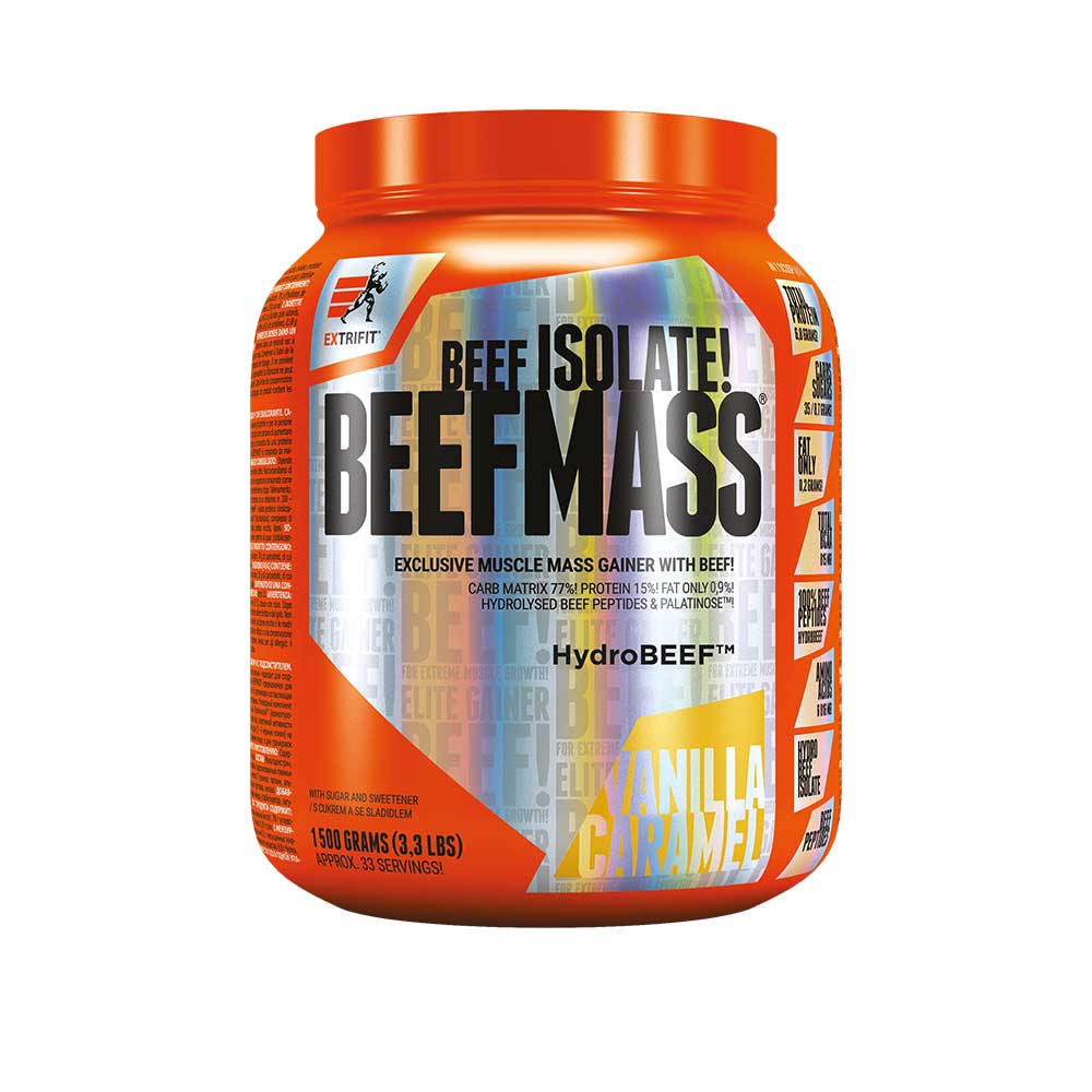 Extrifit BeefMass 1500 g - vanilka/karamel