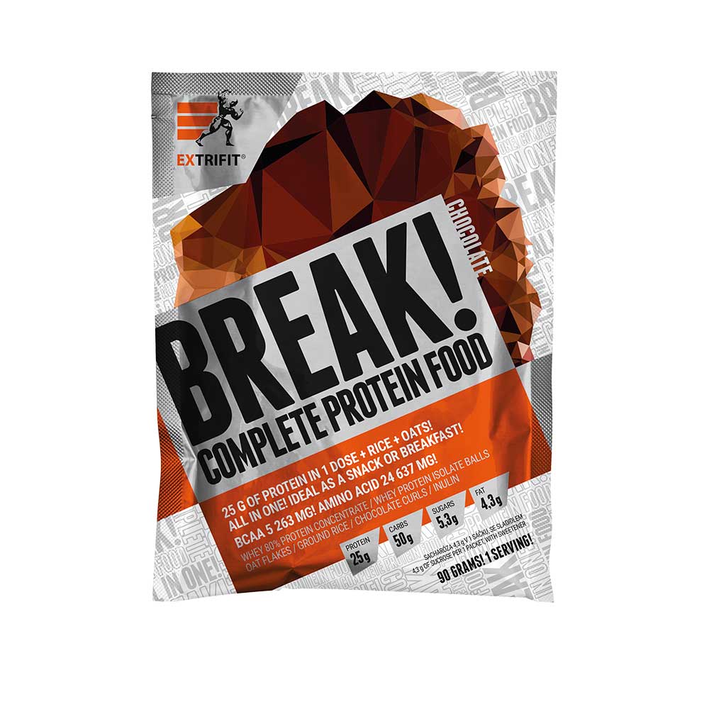 Extrifit Protein Break 90 g - čokoláda