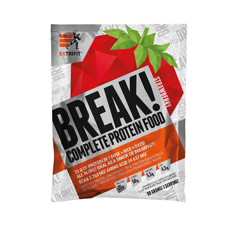 Extrifit Protein Break 90 g - jahoda