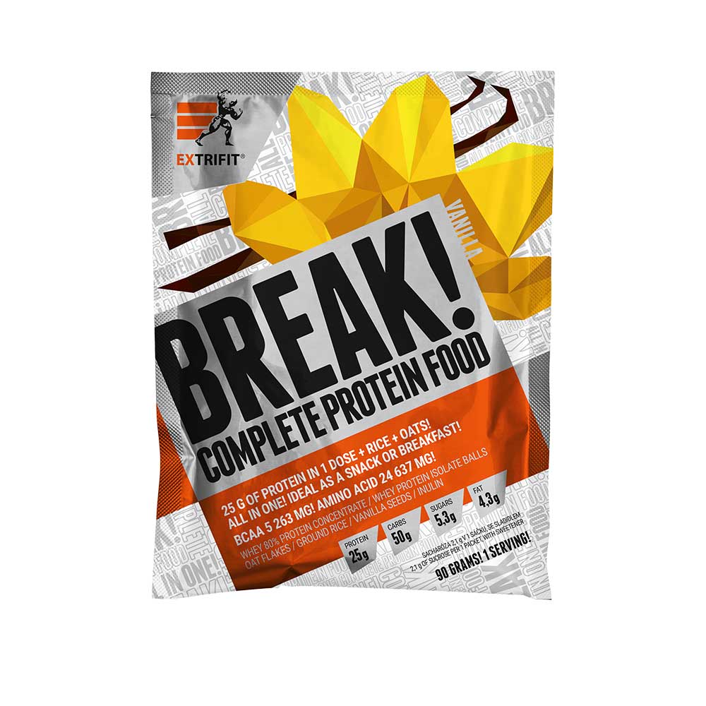 Extrifit Protein Break 90 g - vanilka