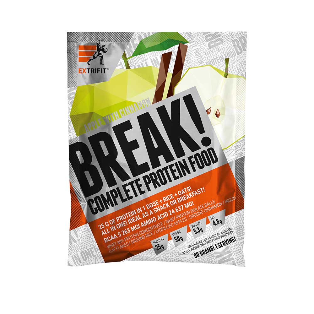 Extrifit Protein Break 90 g - jablko/skořice