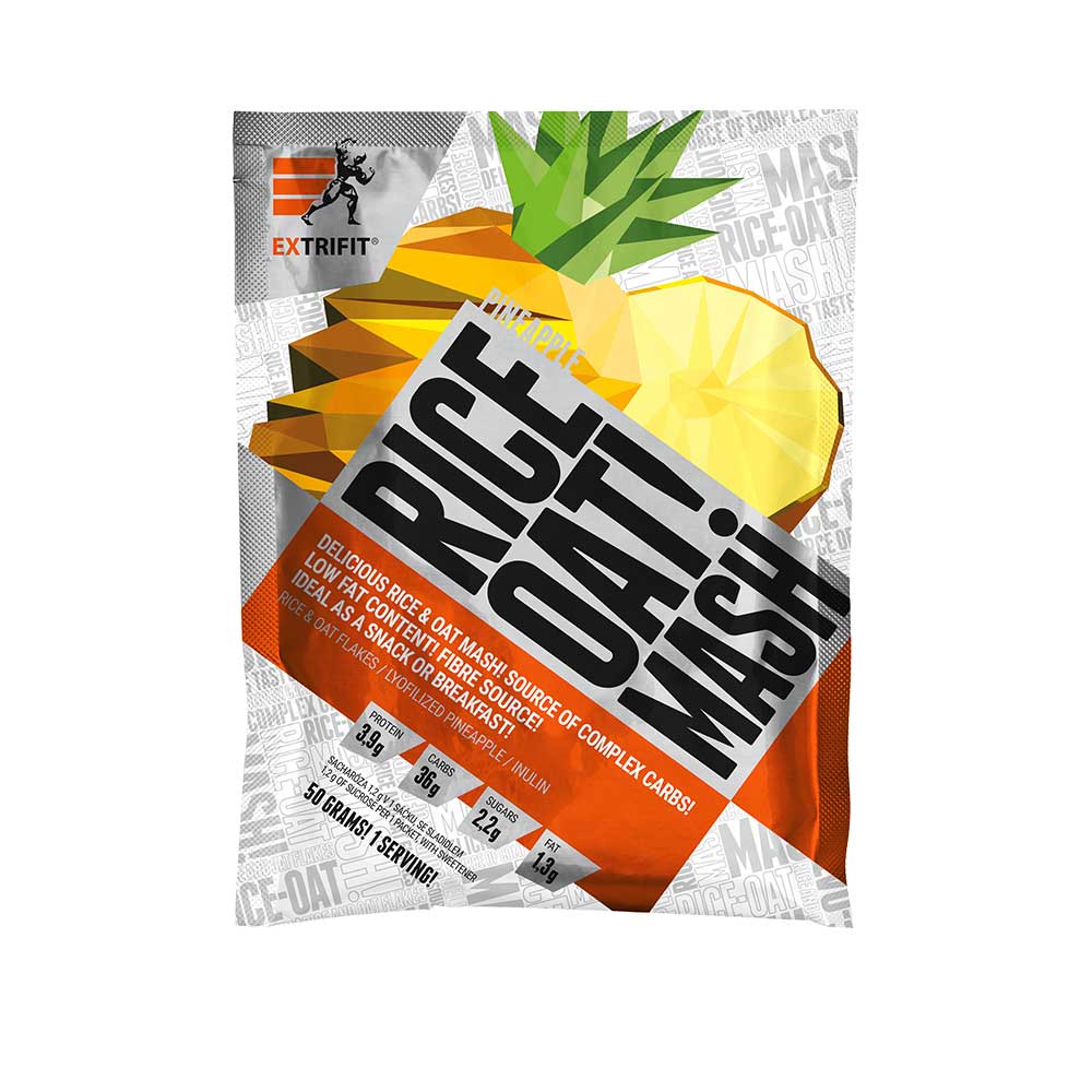 Extrifit Rice & Oat Mash 50 g Příchuť: ananas