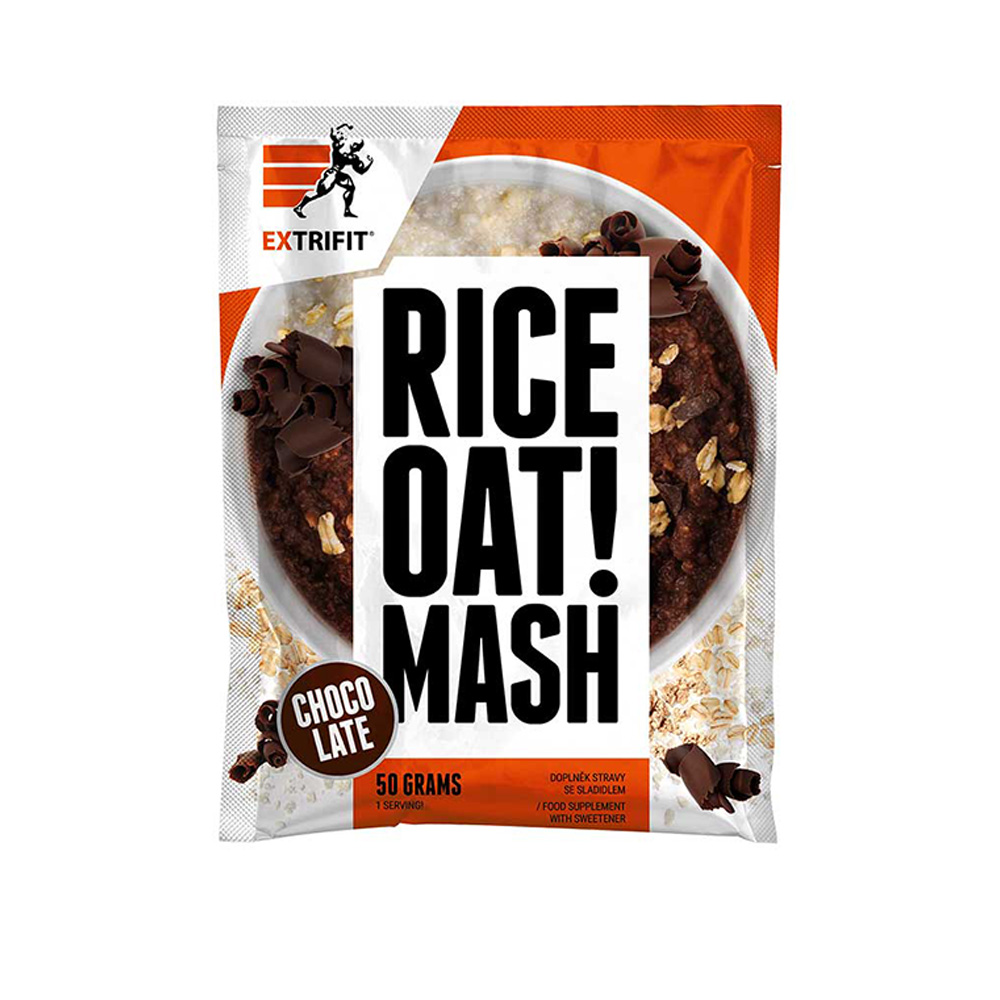 Extrifit Rice & Oat Mash 50 g - čokoláda