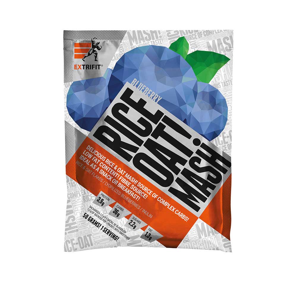 Extrifit Rice & Oat Mash 50 g - borůvka