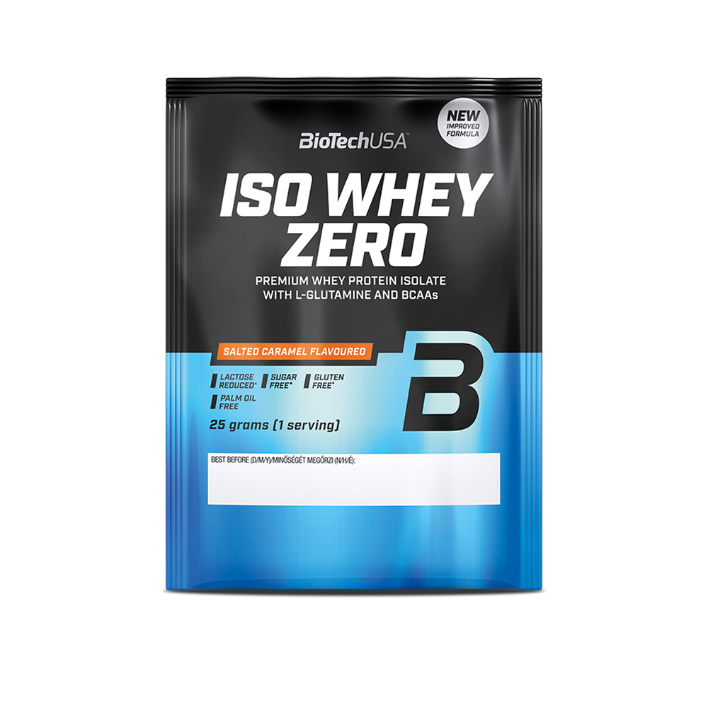 BioTech Iso Whey Zero 25 g Příchuť: slaný karamel