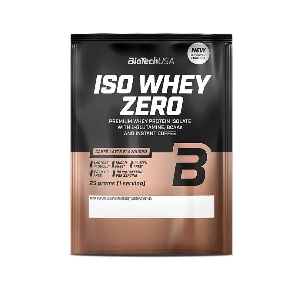 BioTech Iso Whey Zero 25 g Příchuť: káva latte