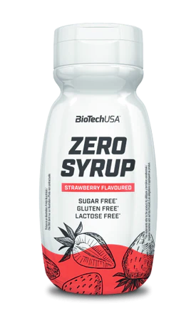 BioTech Zero Syrup 320 ml Příchuť: jahoda