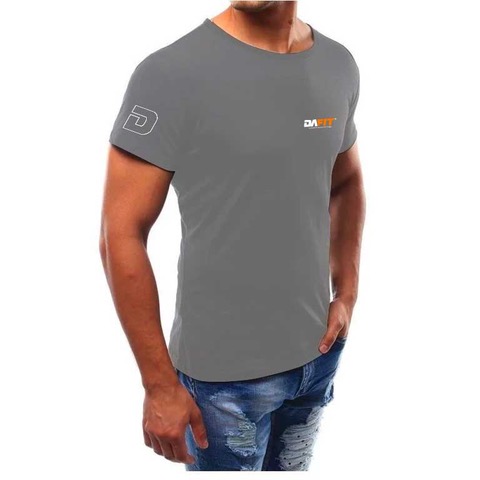Triko Dafit malé logo šedá Velikost: M