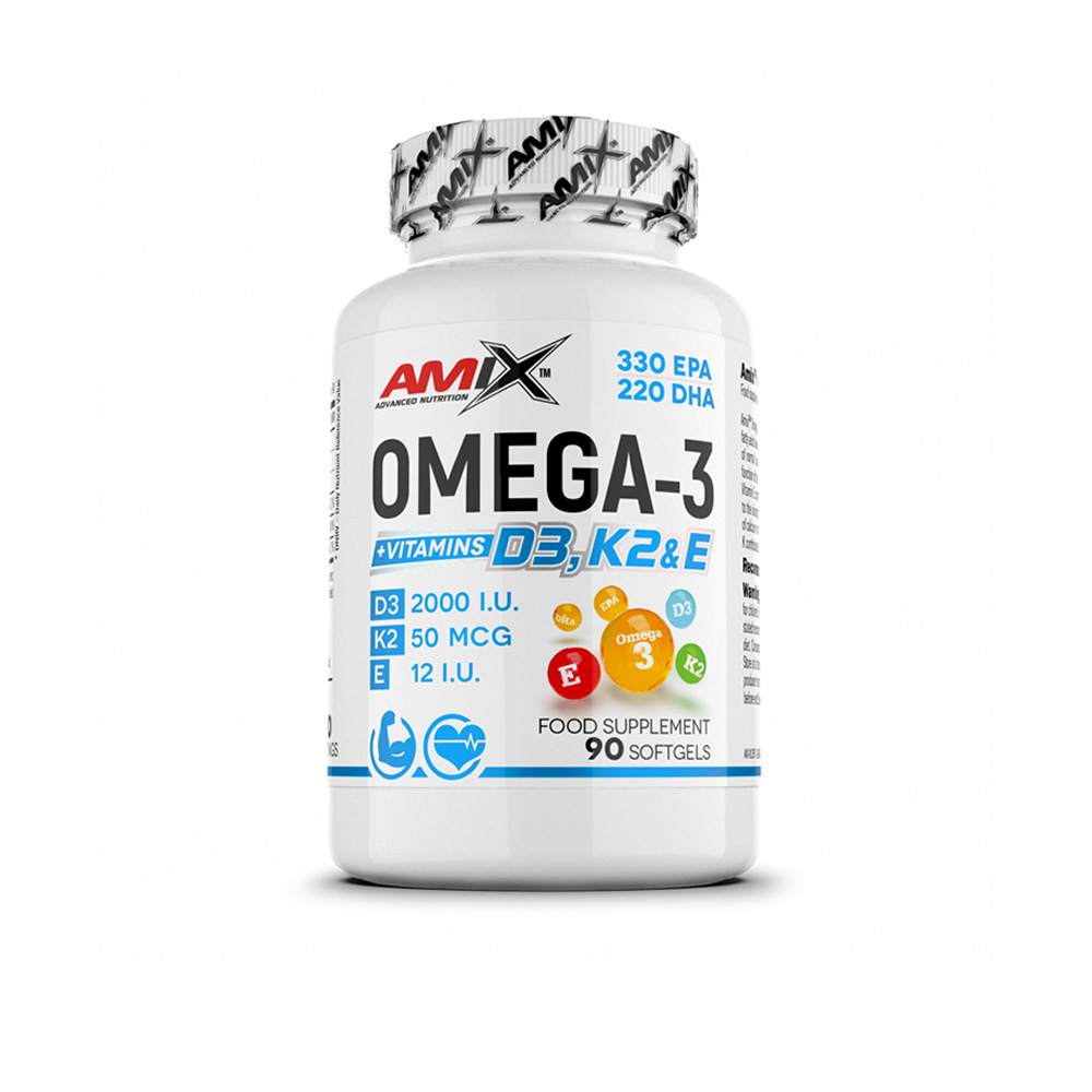 Amix Omega 3 D3+K2+E 90 softgels