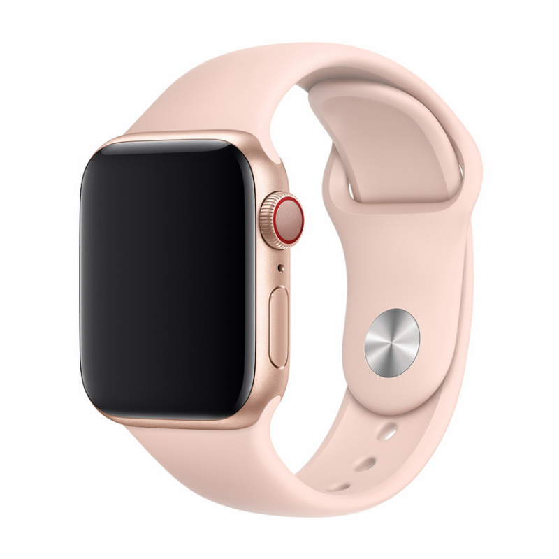 DEVIA Řemínek Apple Watch 38 / 40 / 41mm Sport silikon světle růžový