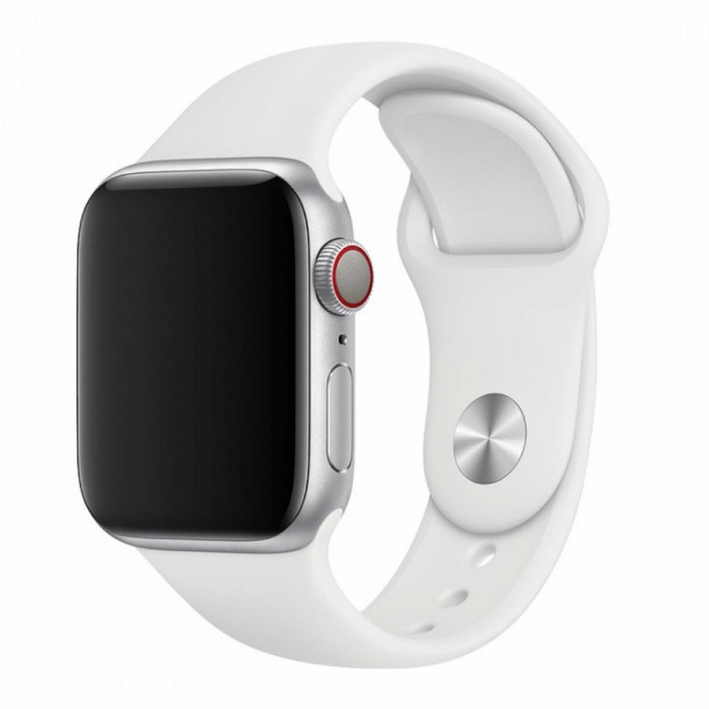 DEVIA Řemínek Apple Watch 38 / 40 / 41mm Sport silikon bílý