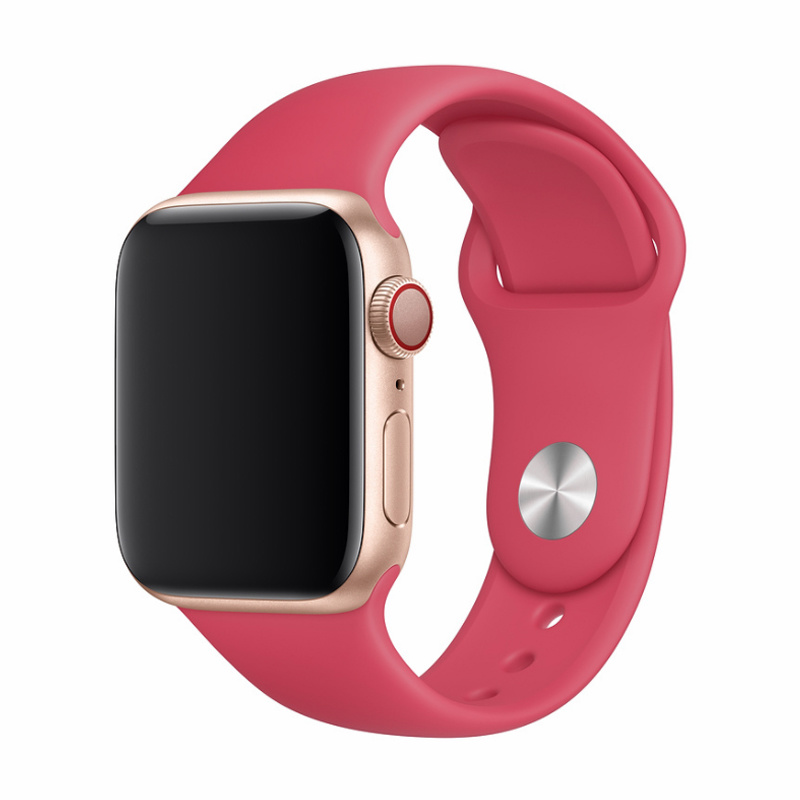 DEVIA Řemínek Apple Watch 38 / 40 / 41mm Sport silikon červený