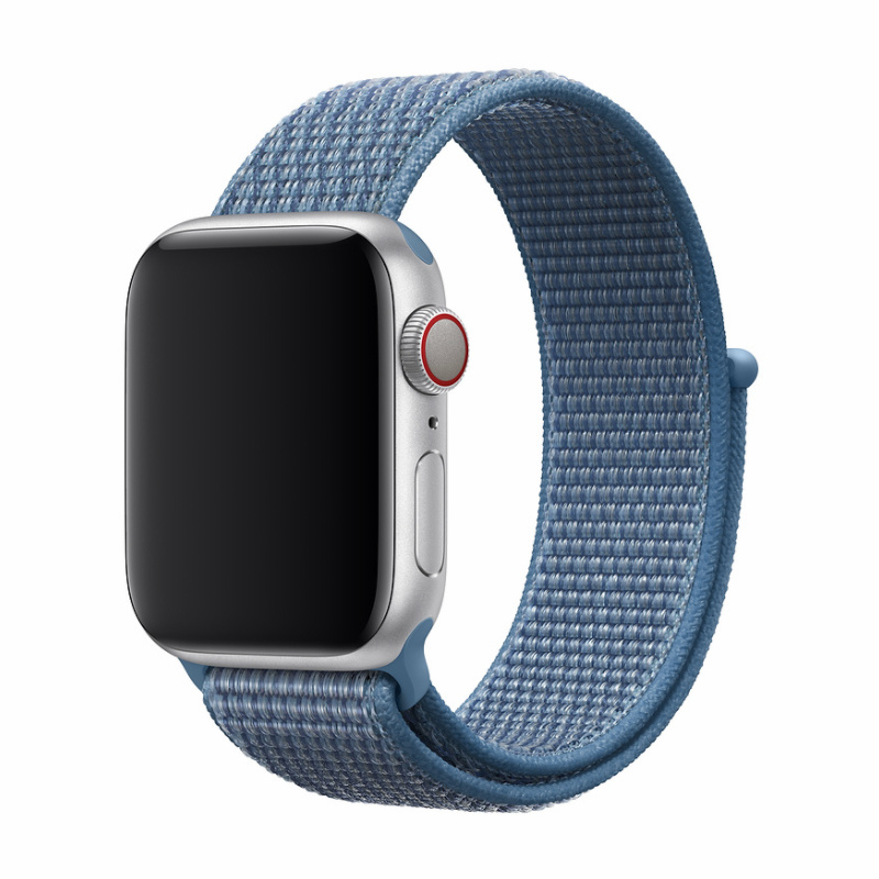 DEVIA Řemínek Apple Watch 42 / 44 / 45 / 49mm nylon modrý