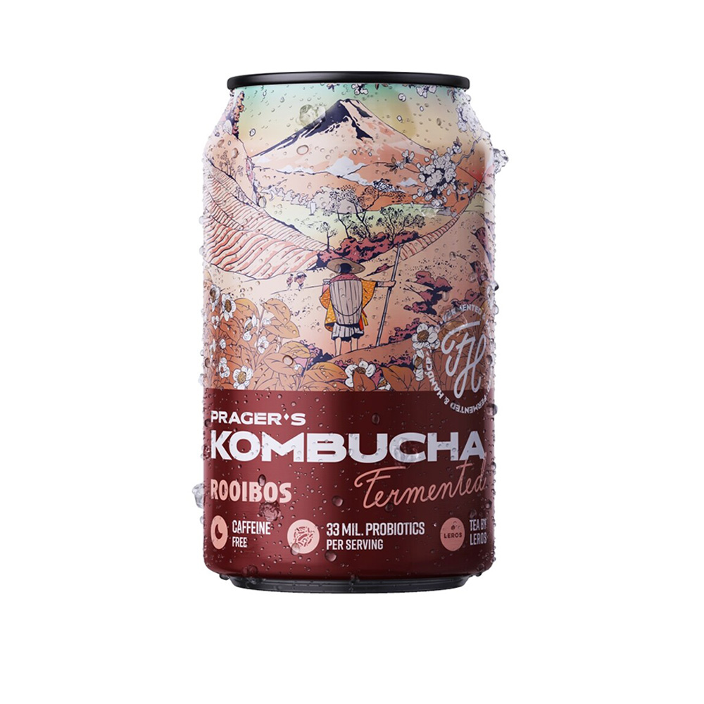 Pragers Prager's Kombucha 330 ml Příchuť: rooibos