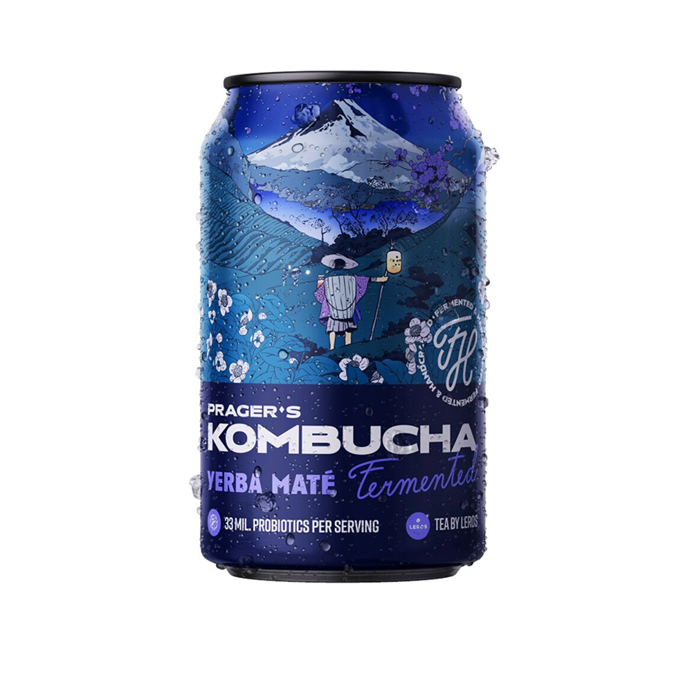 Pragers Prager's Kombucha 330 ml Příchuť: yerba maté