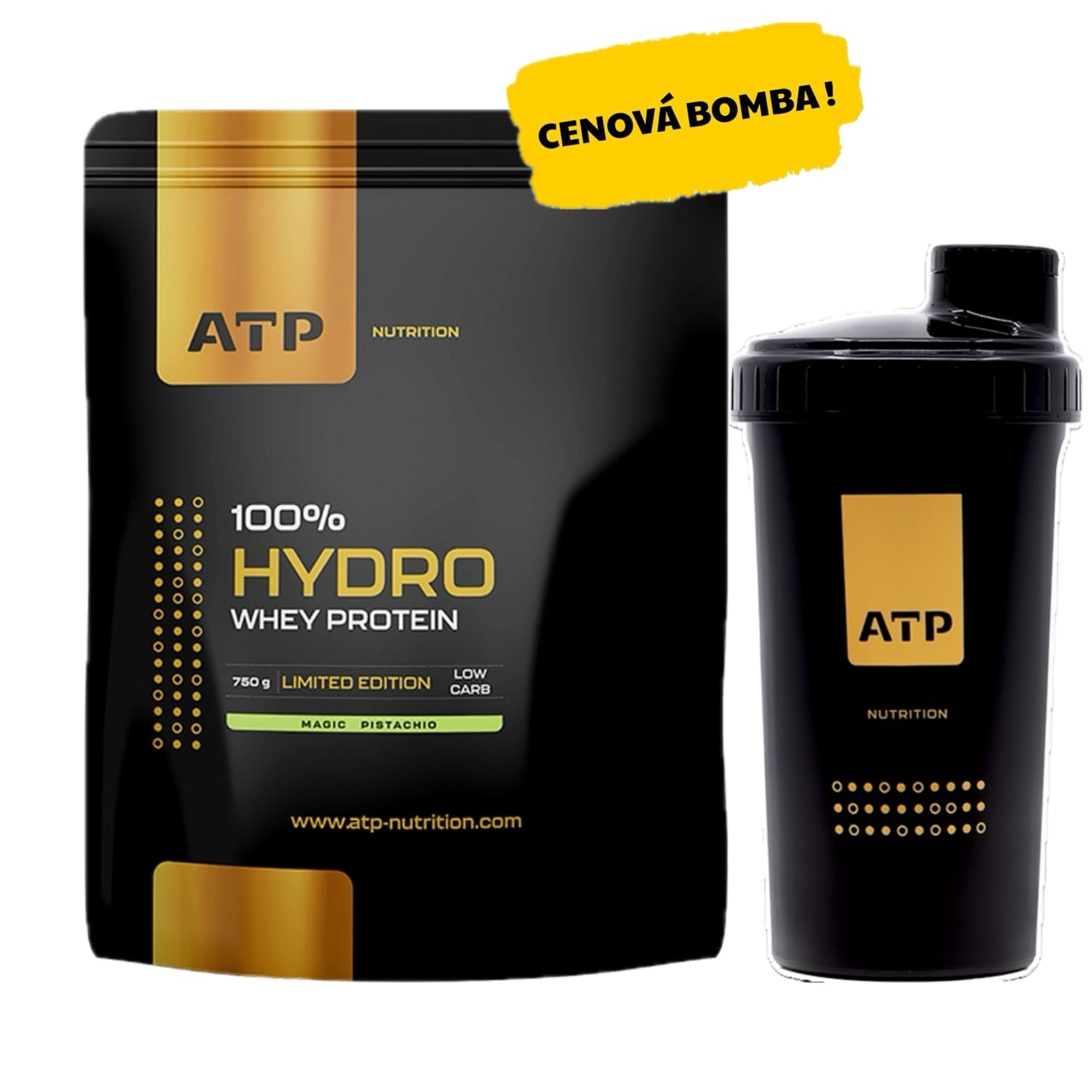 AKCE ATP Nutrition 100% Hydro Whey Protein 750 g + ZDARMA Šejkr 700 ml