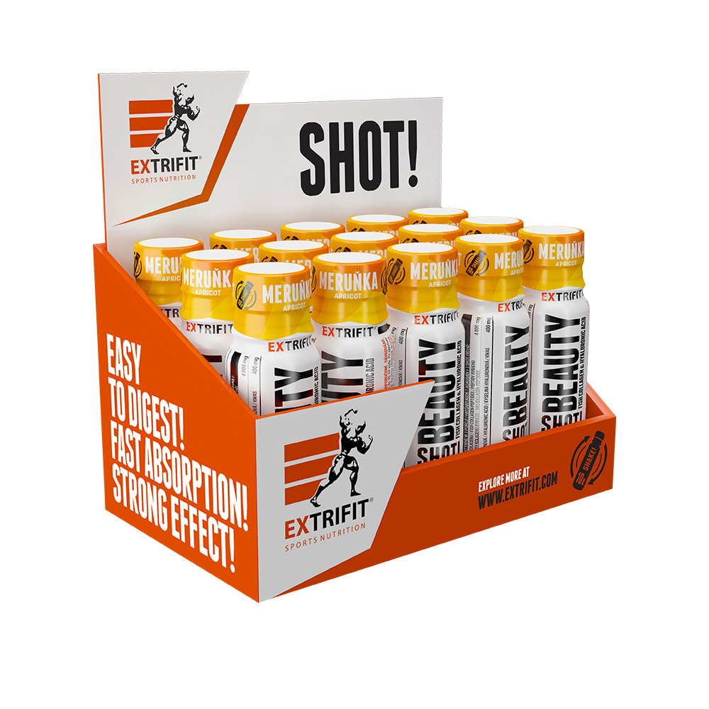 Extrifit Beauty Shot! 15 × 90 ml apricot