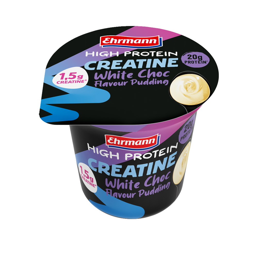 Ehrmann High Protein Creatine Pudding 230 g Příchuť: bílá čokoláda