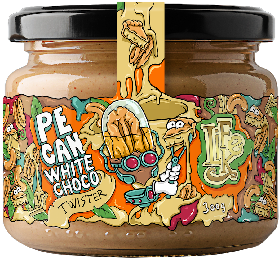 Lifelike Twister 300 g - Pecan/ bílá čokoláda
