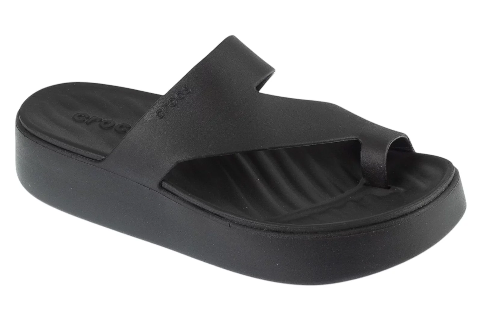 Dámské pantofle Crocs Getaway Platform Toe Loop W 210834-001 Velikost: 38/39